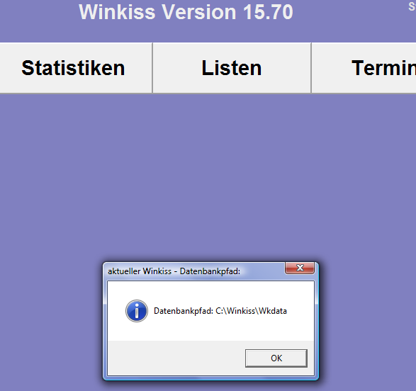 Wo befindet sich die Winkiss Datenbank?