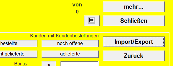 Kundendaten importieren