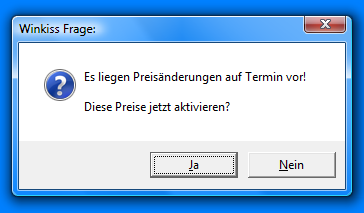 Terminpreisaktion